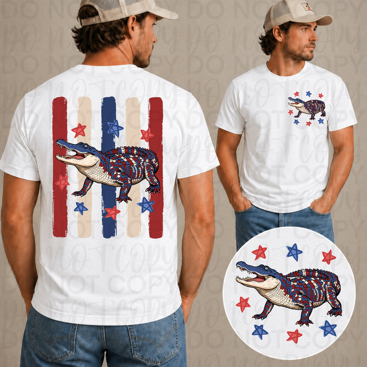 American Flag Gator Shirt, Swamp Life Hunting Tee, Rugged Southern Outdoors Graphic T Shirt - Pretty Petty Co