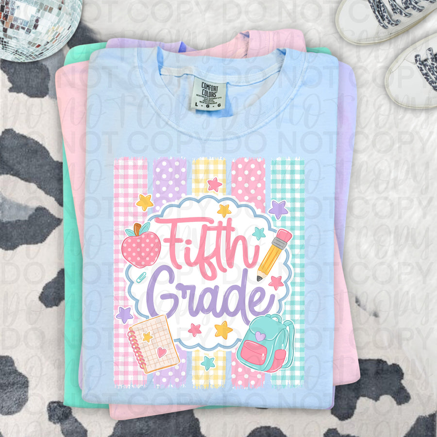 Fifth Grade Back to School Shirt | First Day of Fifth Grade Teacher & Student Tee