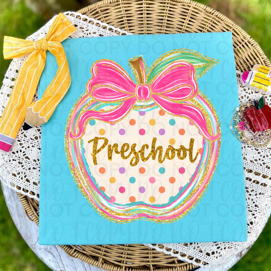 Preschool Back to School Shirt | First Day of Preschool Teacher & Student Tee