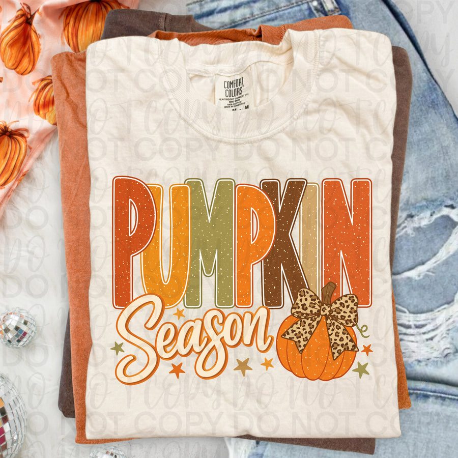 Pumpkin Season Shirt | Cute Fall Pumpkin Graphic Tee | Cozy Autumn Pumpkin T-Shirt | Trendy Harvest Season Apparel