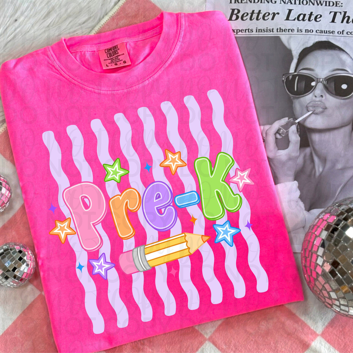 Pre-K Back to School Shirt | First Day of Pre-K Teacher & Student Tee