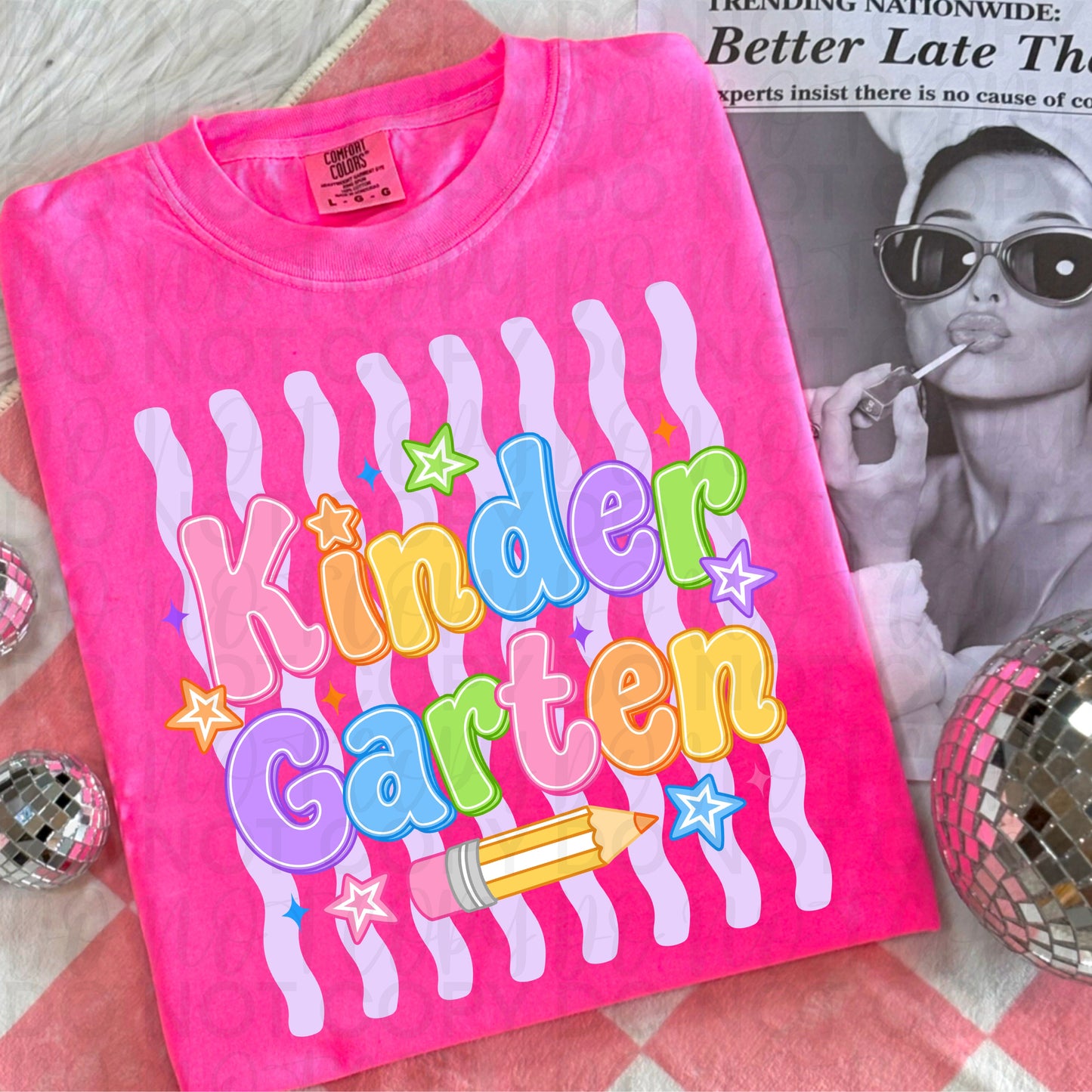 Kindergarten Back to School Shirt | First Day of Kindergarten Teacher & Student Tee