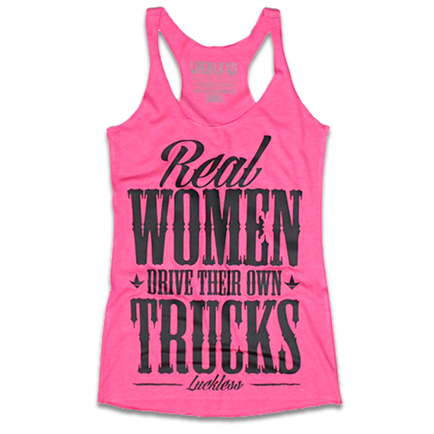 Real Women Drive Their Own Trucks Tank Top - Pretty Petty Co
