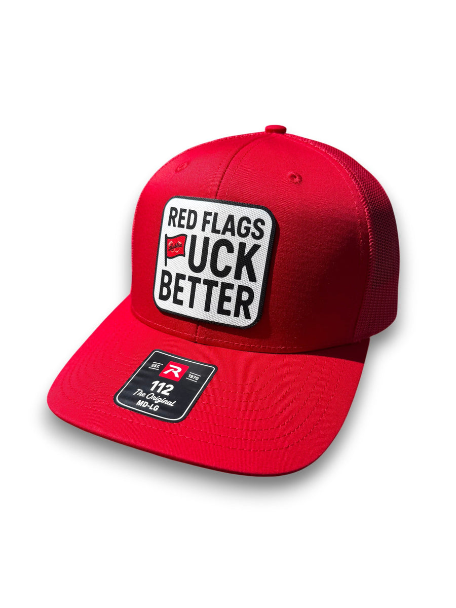 Red Flags Canvas Patch Snapback