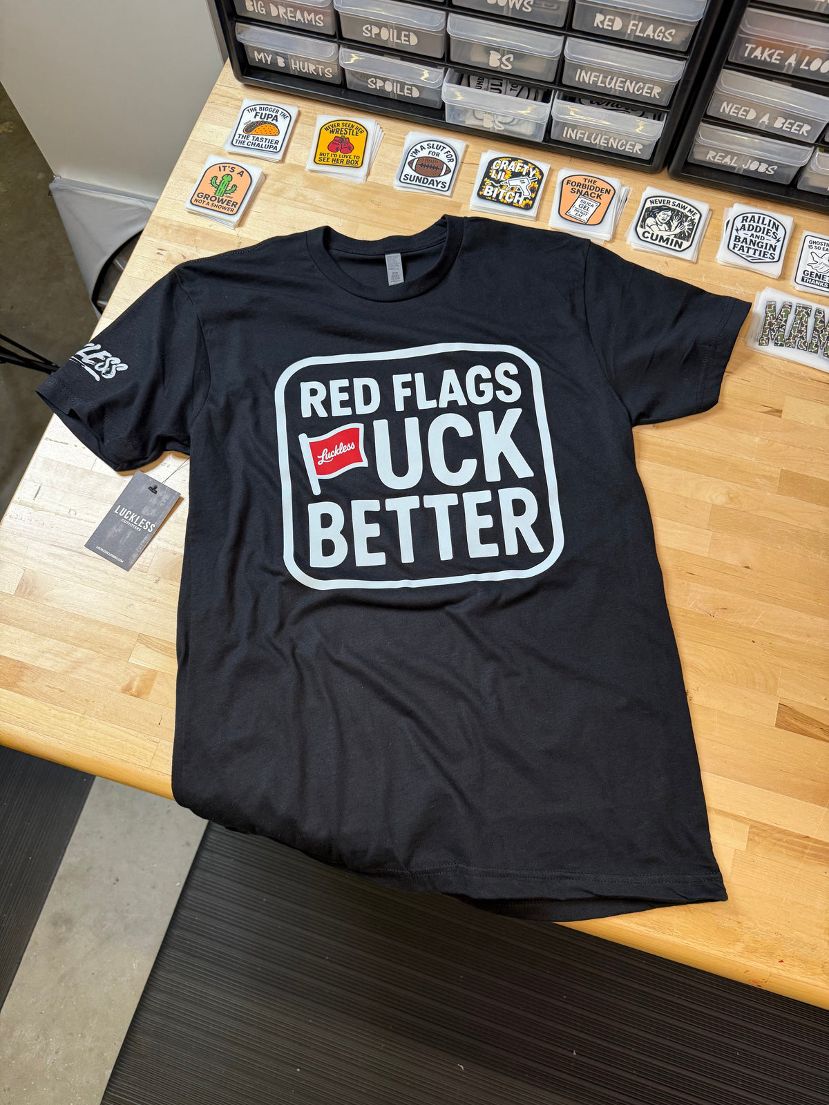 Red Flags Fuck Better Tee - Pretty Petty Co