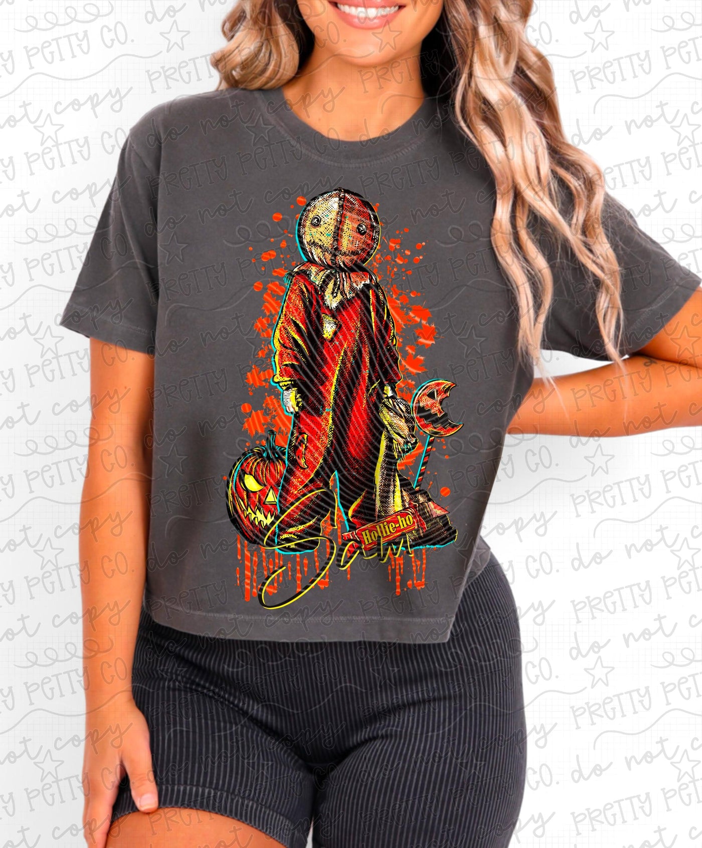 Trick or Treat Horror Graphic Tee | Halloween Character Shirt | Spooky Season Tee