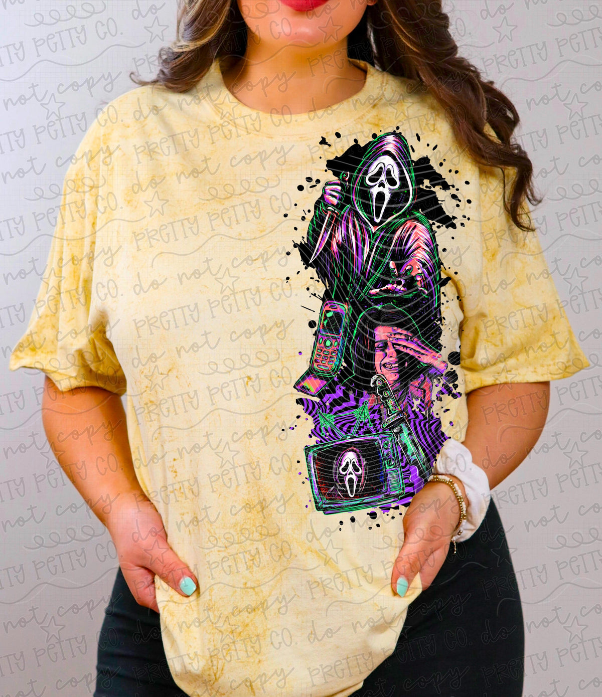 GF Horror Character Graphic Tee | Spooky Halloween Shirt