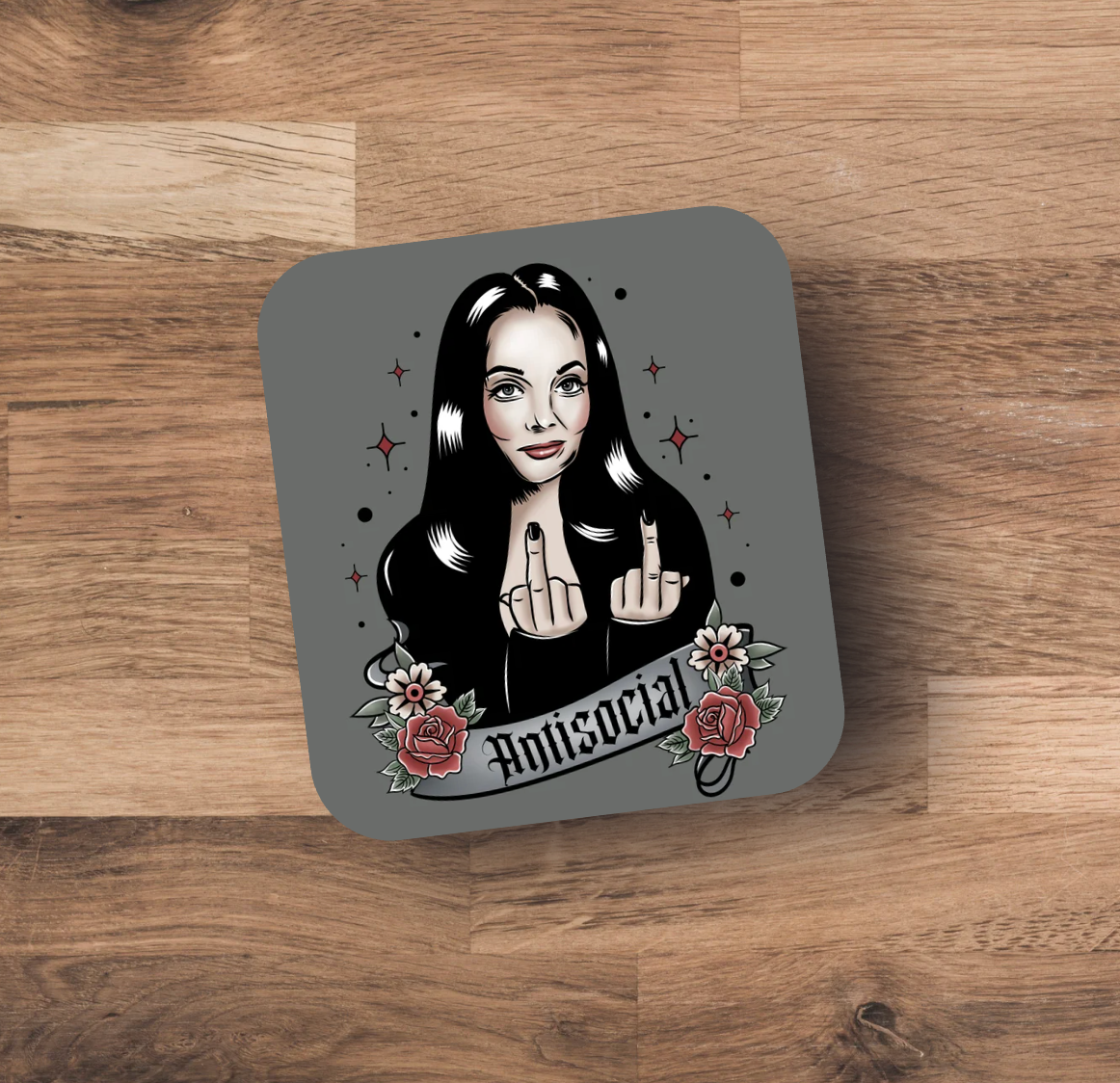 Antisocial Coaster - ONE Coaster
