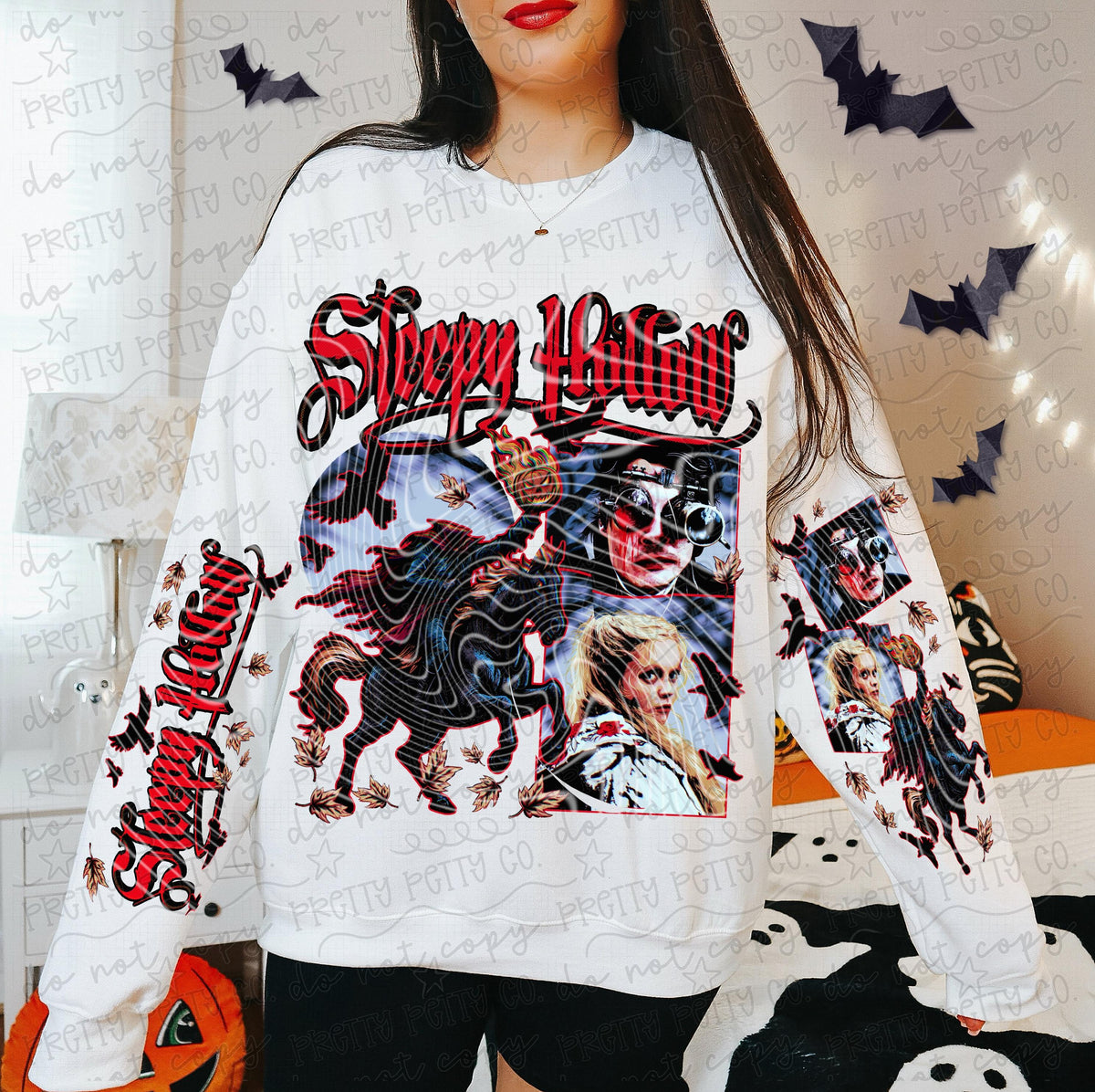 Sleepy Hollow Spooky Graphic Tee | Dark Gothic Horror Shirt | Creepy Cute Apparel - Pretty Petty Co