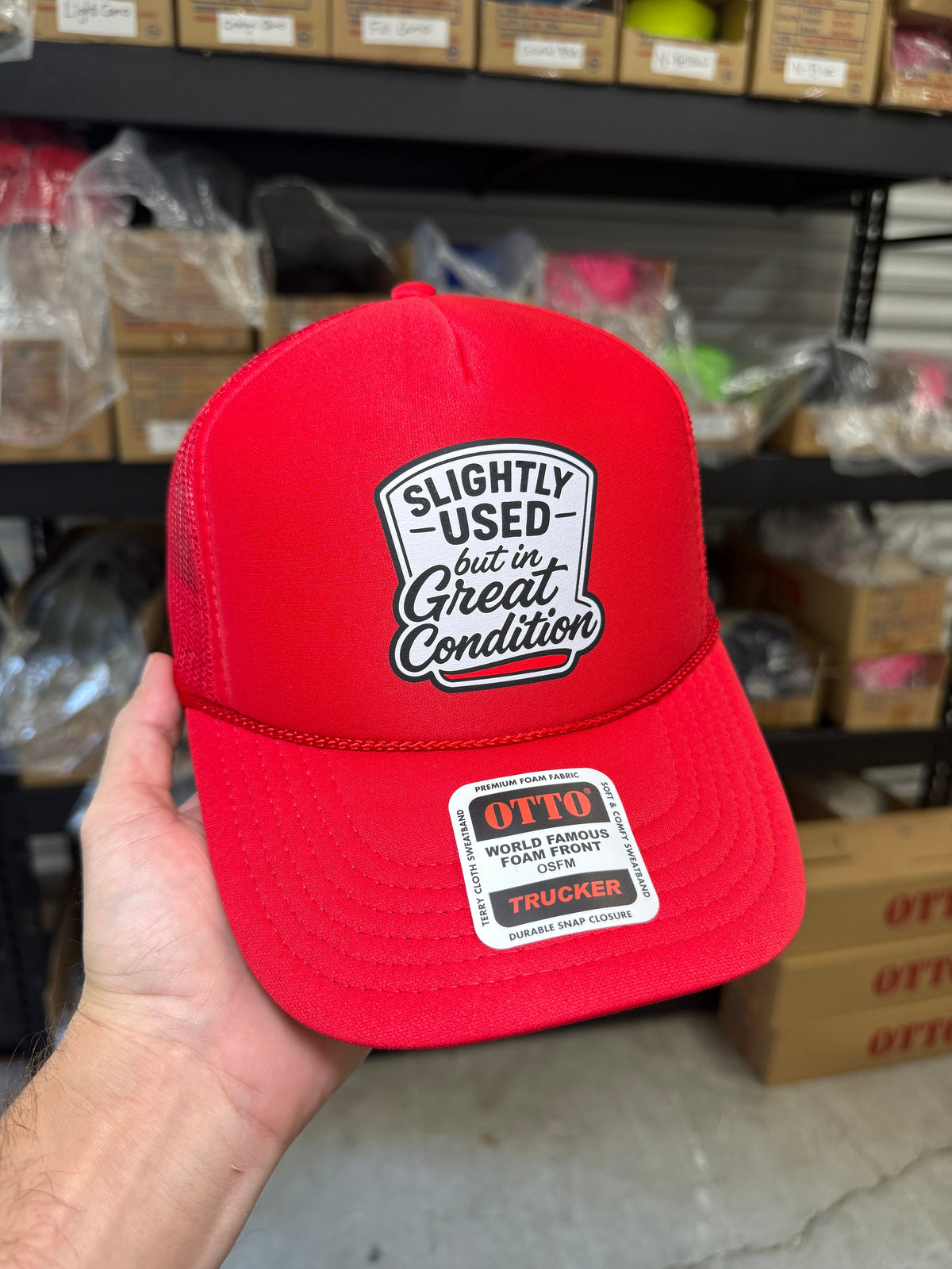 Slightly Used But In Great Condition Trucker Hat - Pretty Petty Co