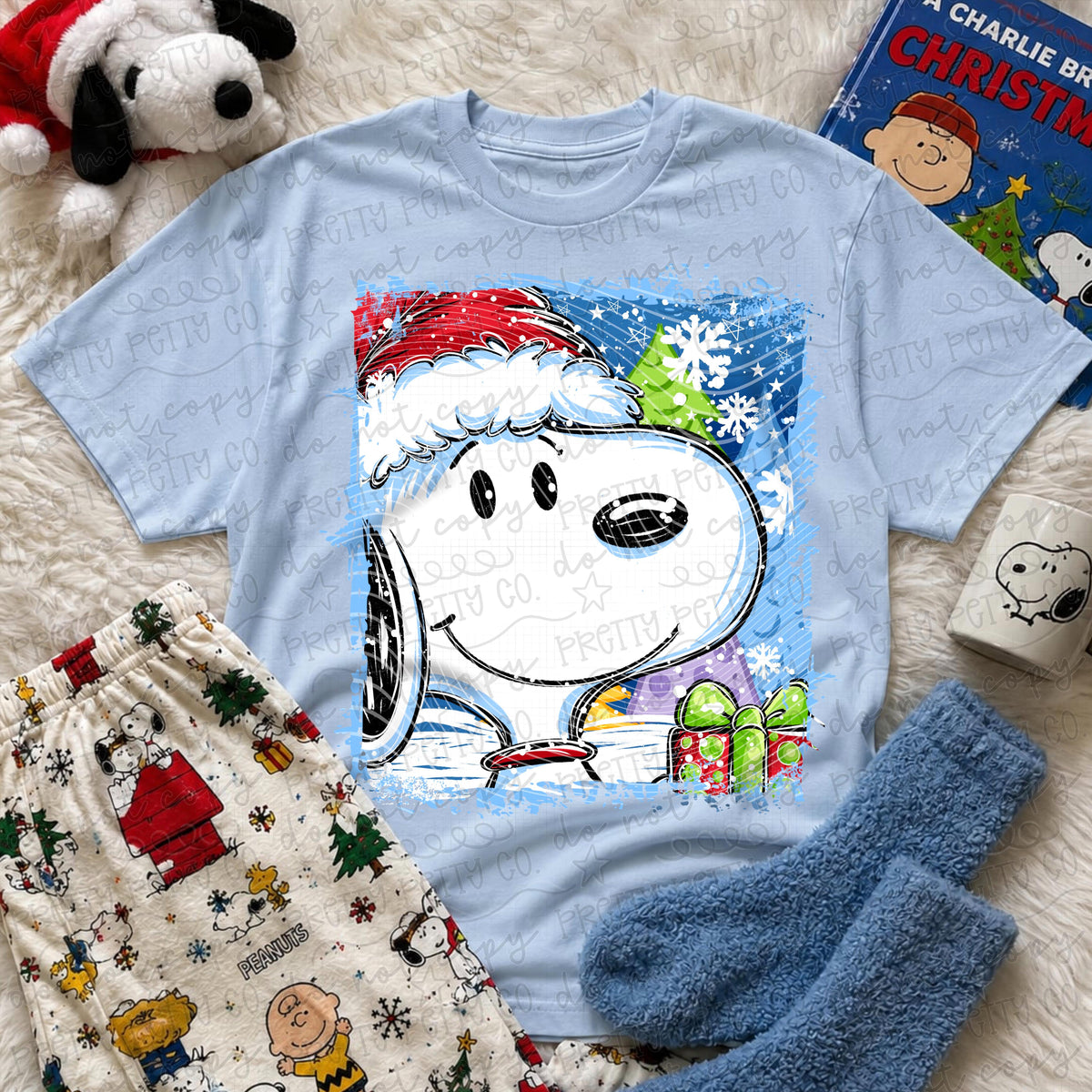 Christmas Beagle Inspired PNG | Holiday Puppy Christmas Design | Winter Dog Digital Download | Christmas Sublimation PNG | DTF Transfer Design