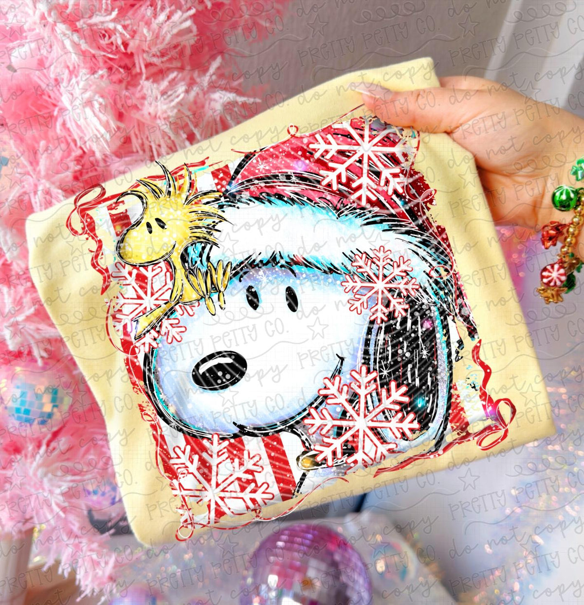 90s Nostalgic Christmas Beagle Tee | Retro Holiday Dog Graphic Shirt | Vintage Christmas Boutique Tee
