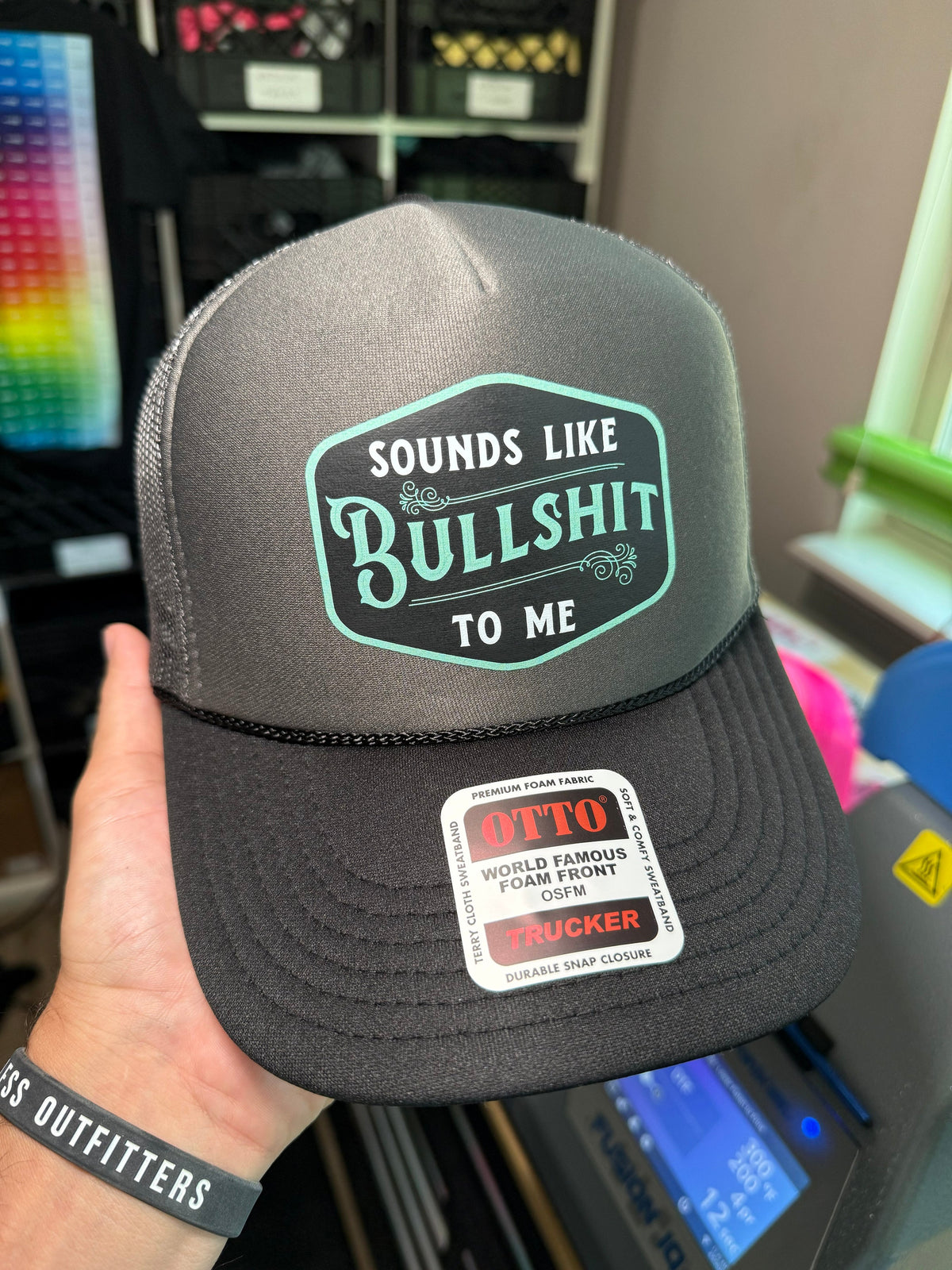 Sounds Like Bullshit To Me Trucker Hat - Pretty Petty Co