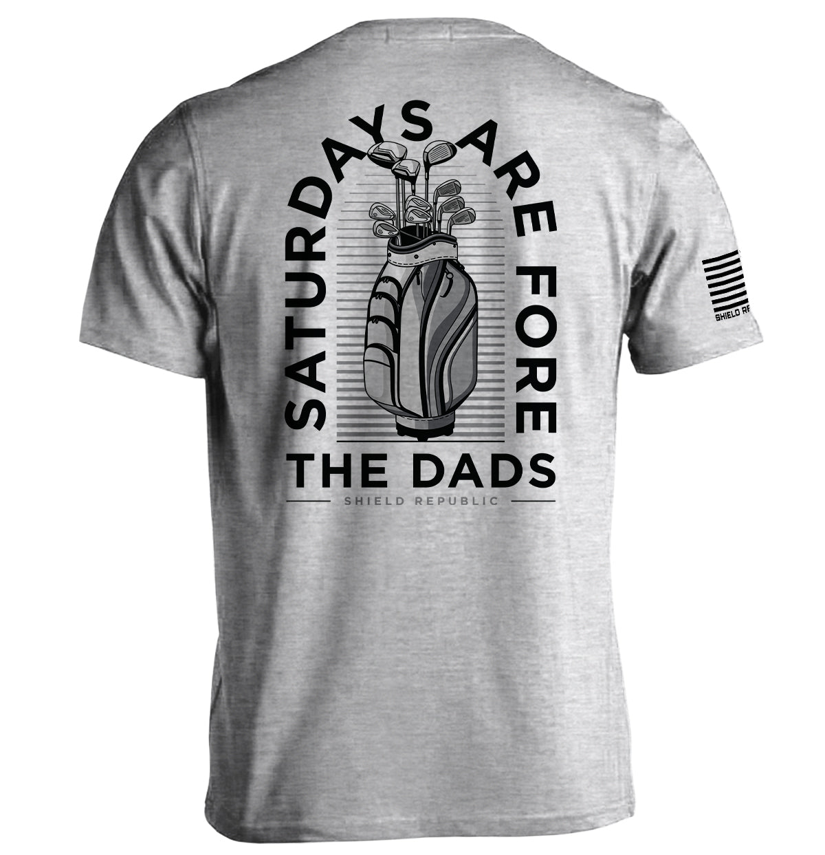 Saturdays Are For The Dads Golf Grey - Pretty Petty Co