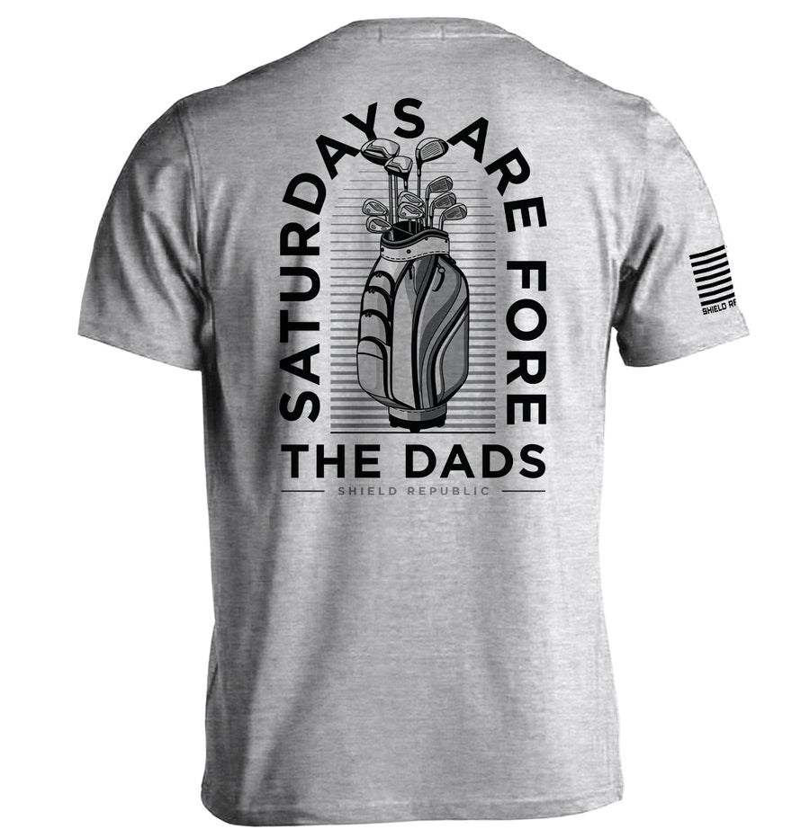 Saturdays Are For The Dads Golf Grey - Pretty Petty Co
