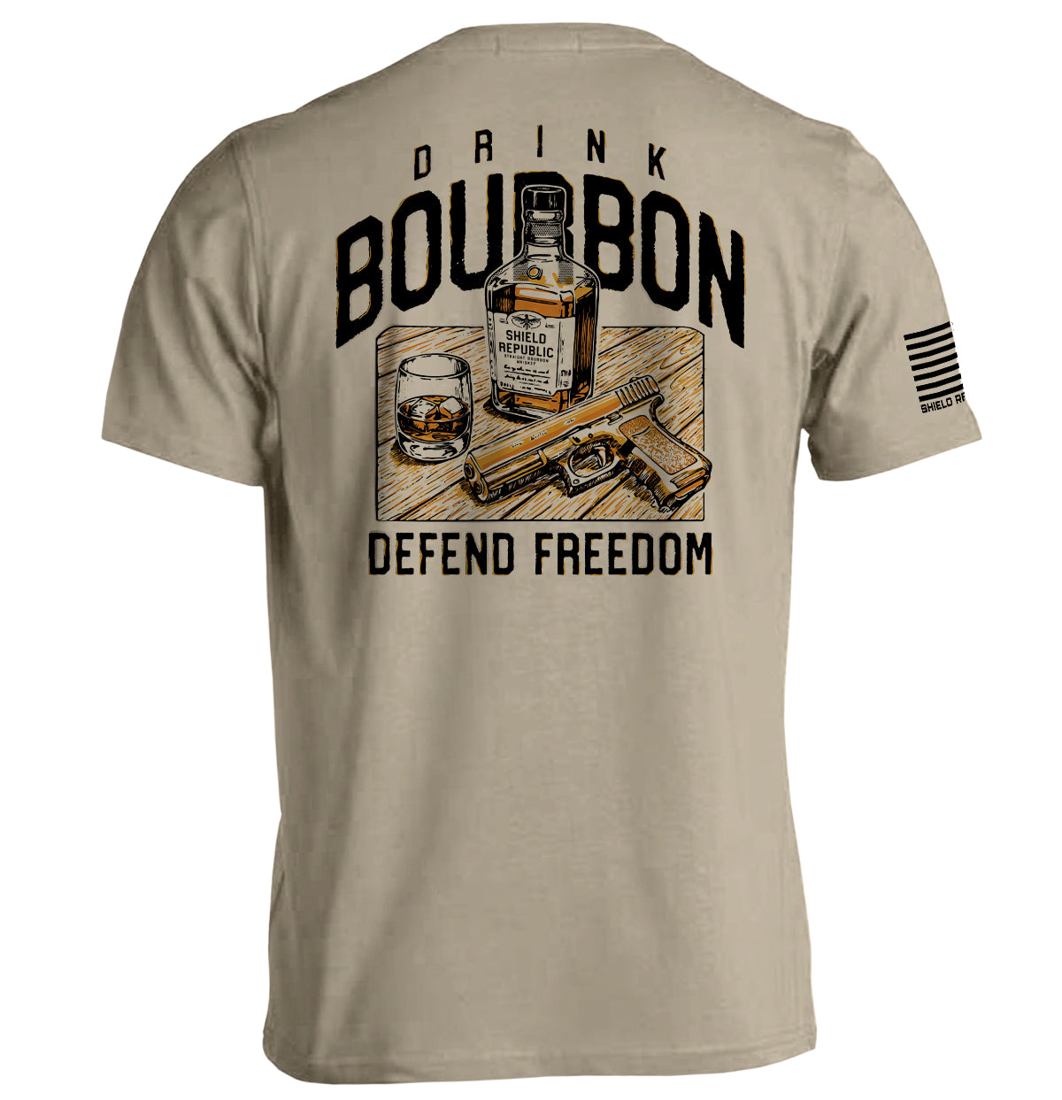 Drink Bourbon Defend Freedom - Pretty Petty Co