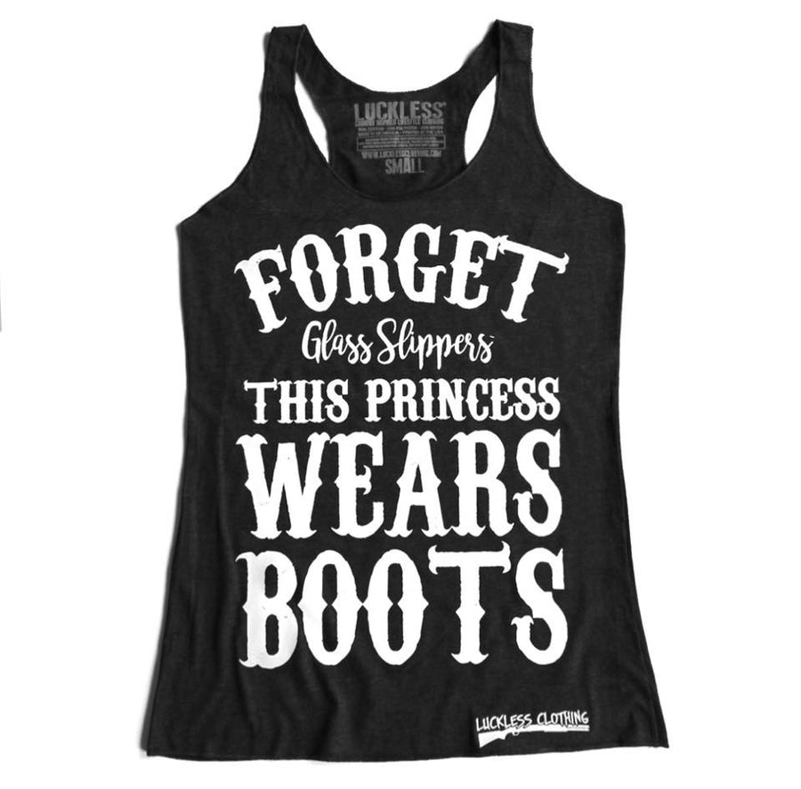This Princess Wears Boots Tank Top - Pretty Petty Co