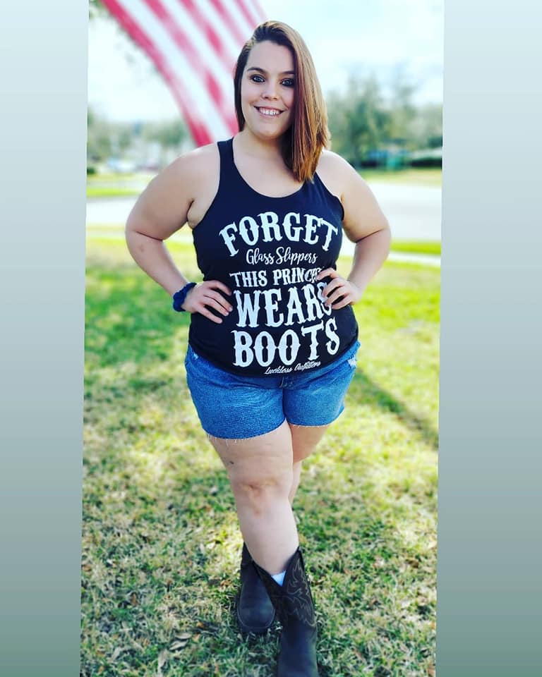 This Princess Wears Boots Tank Top - Pretty Petty Co