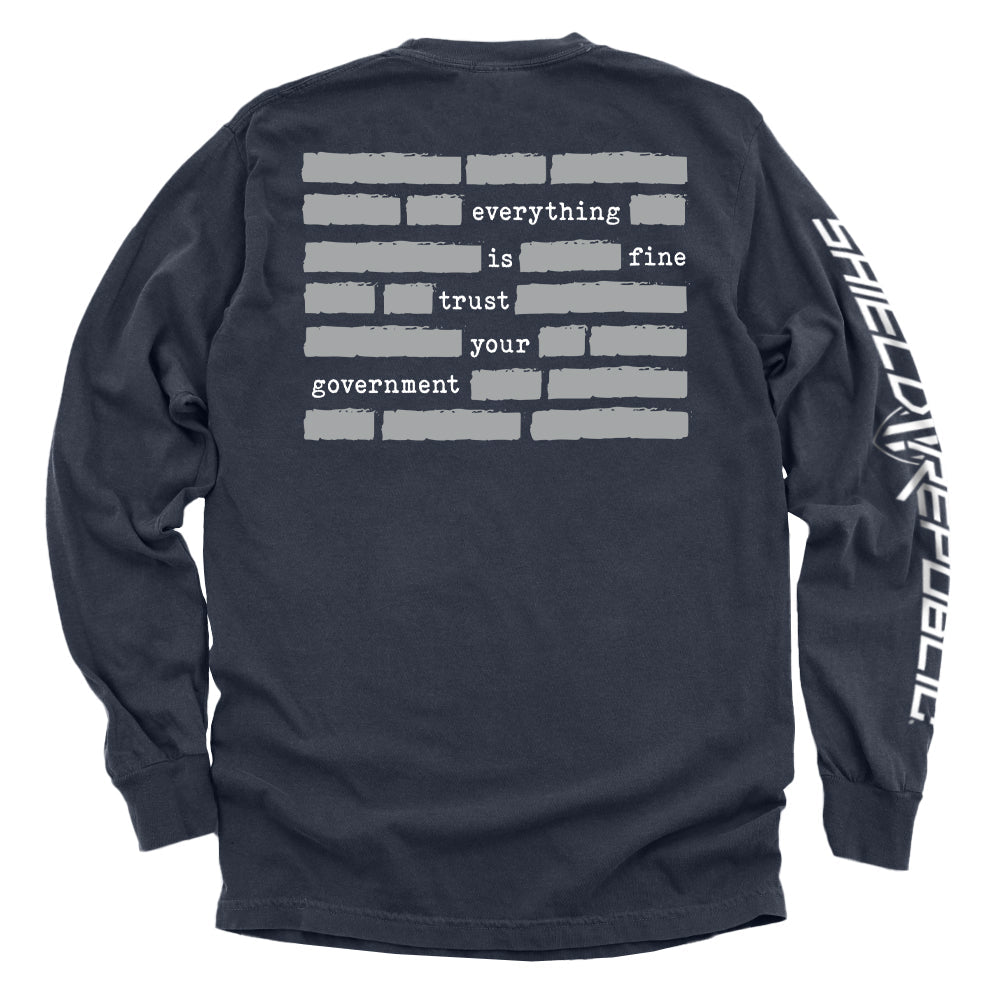 Trust The Government Redacted - Pretty Petty Co