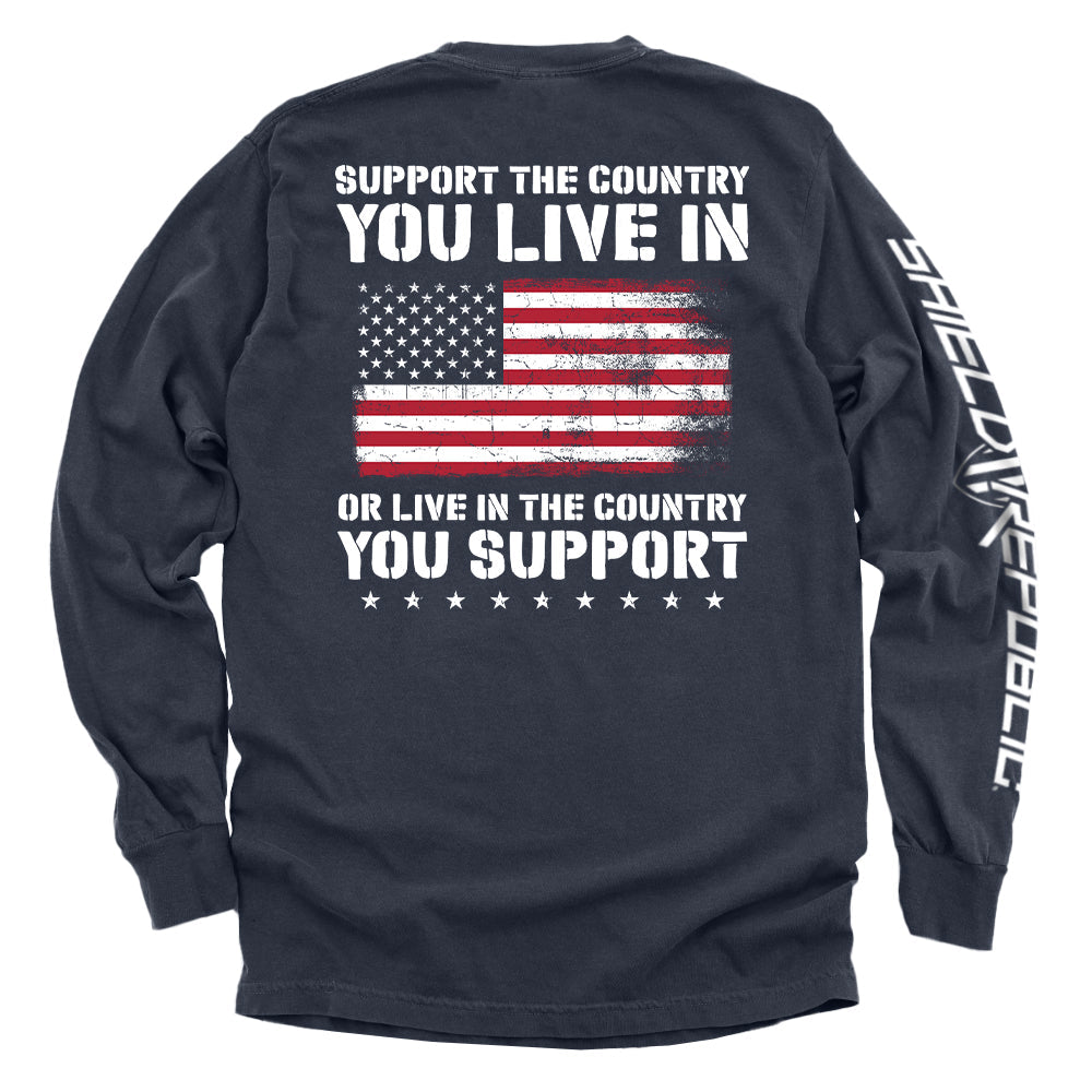 Support The Country You Live In Flag - Pretty Petty Co
