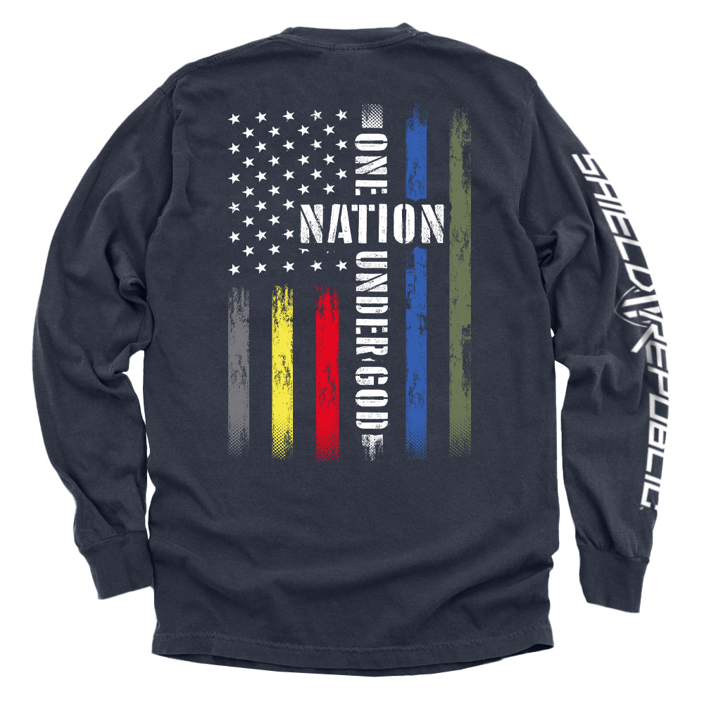 One Nation Under God First Responder Flag - Pretty Petty Co