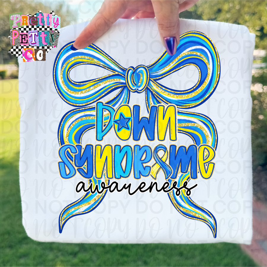 Down Syndrome Awareness T-Shirt – World Down Syndrome Day Tee – Blue & Yellow Awareness Shirt – Support & Celebrate March Awareness - Pretty Petty Co