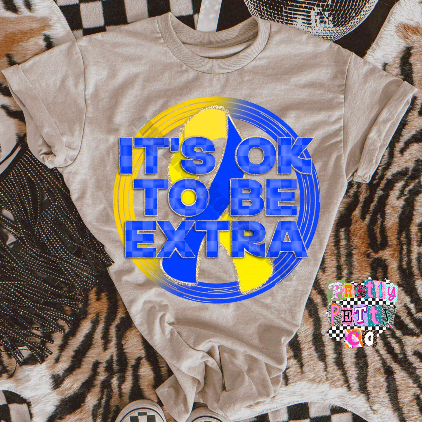 Down Syndrome Awareness T-Shirt – World Down Syndrome Day Tee – Blue & Yellow Awareness Shirt – Support & Celebrate Down Syndrome – Awareness Gift Tee