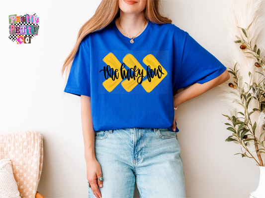 The Lucky Few Down Syndrome Awareness T-Shirt – Blue & Yellow Graphic Tee