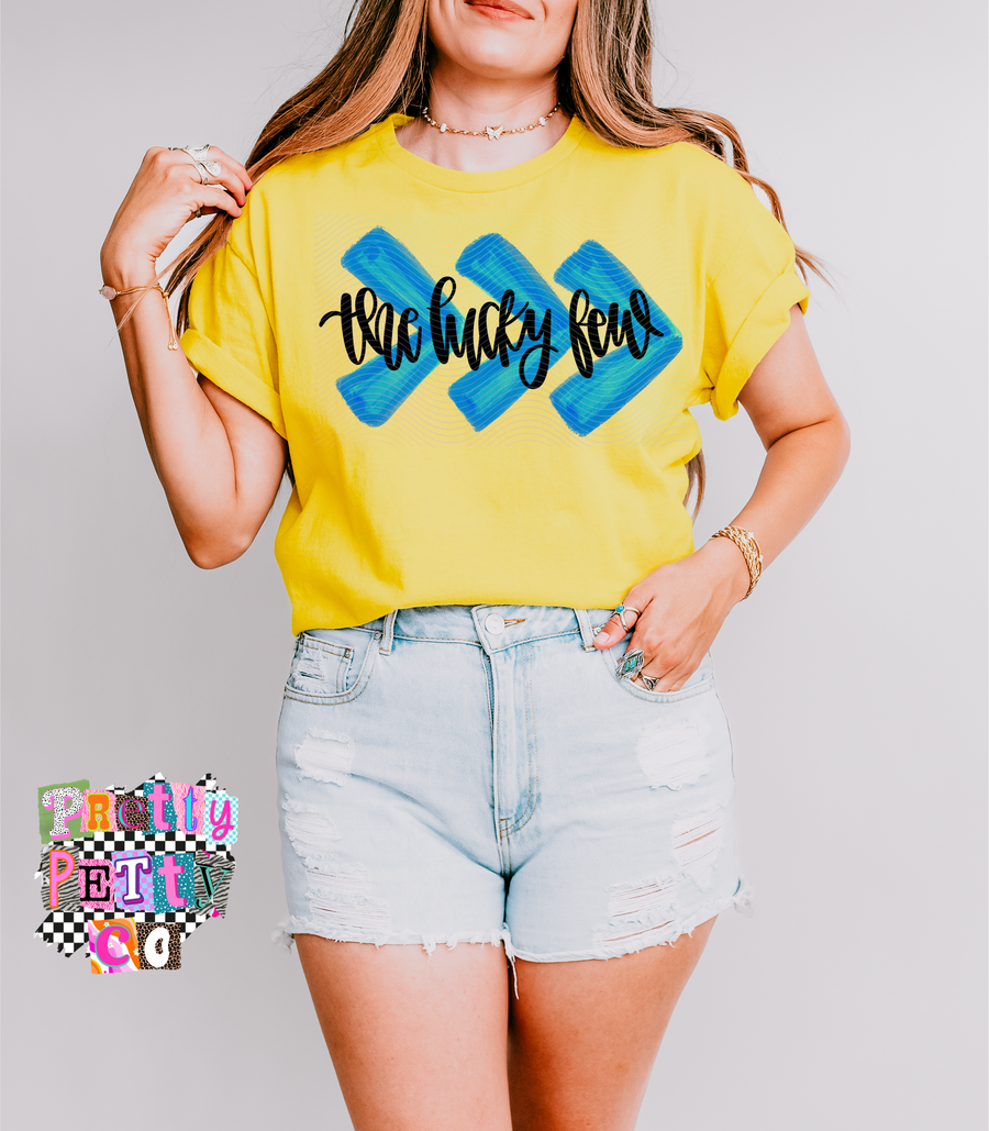 The Lucky Few Down Syndrome Awareness T-Shirt – Blue & Yellow Graphic Tee - Pretty Petty Co