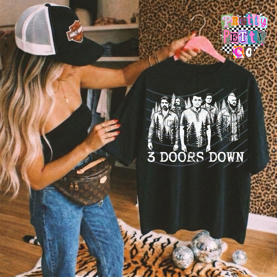Vintage Band Tee – Classic Rock Graphic Shirt, Retro Music Apparel - Pretty Petty Co