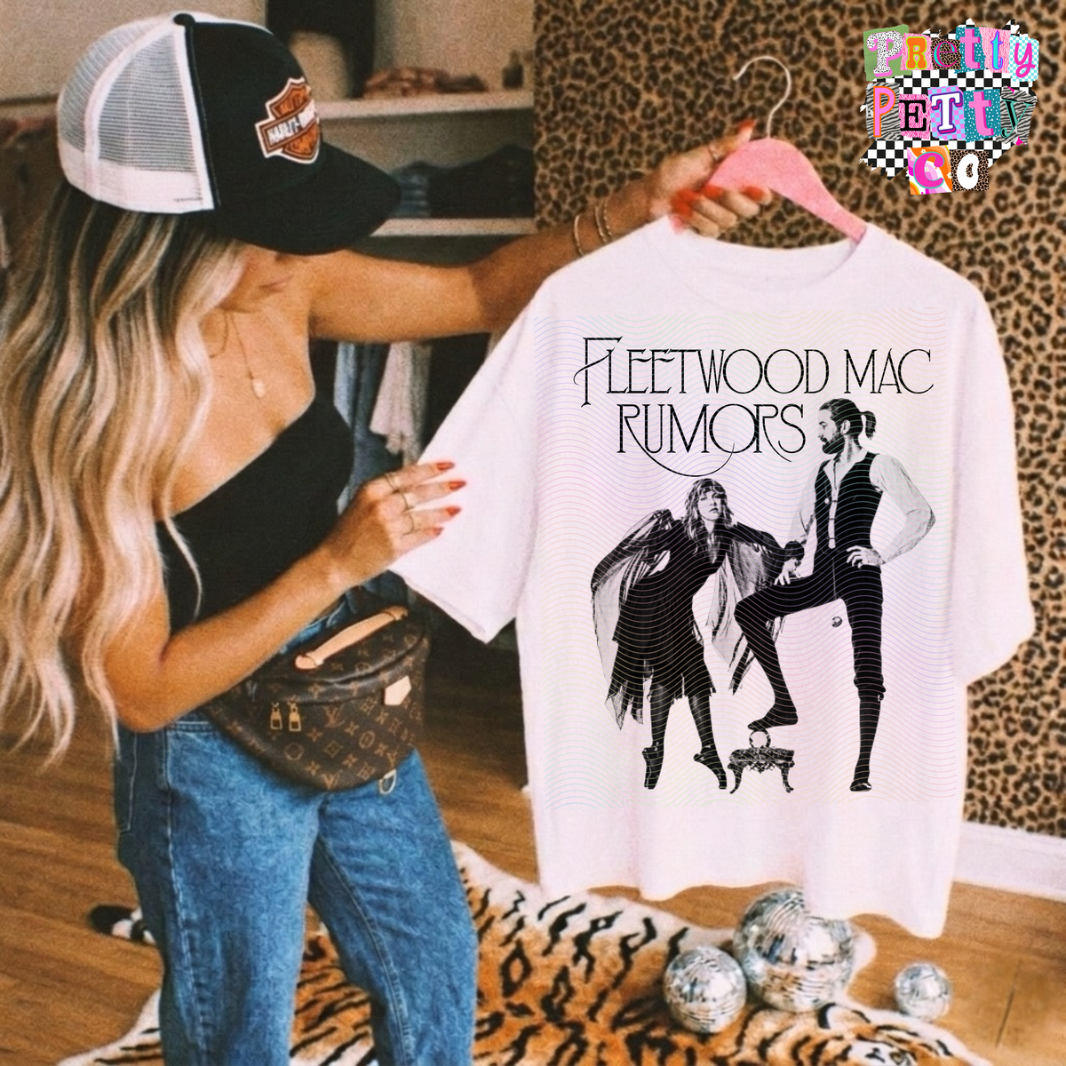 Vintage Band Tee – Classic Rock Graphic Shirt, Retro Music Apparel - Pretty Petty Co