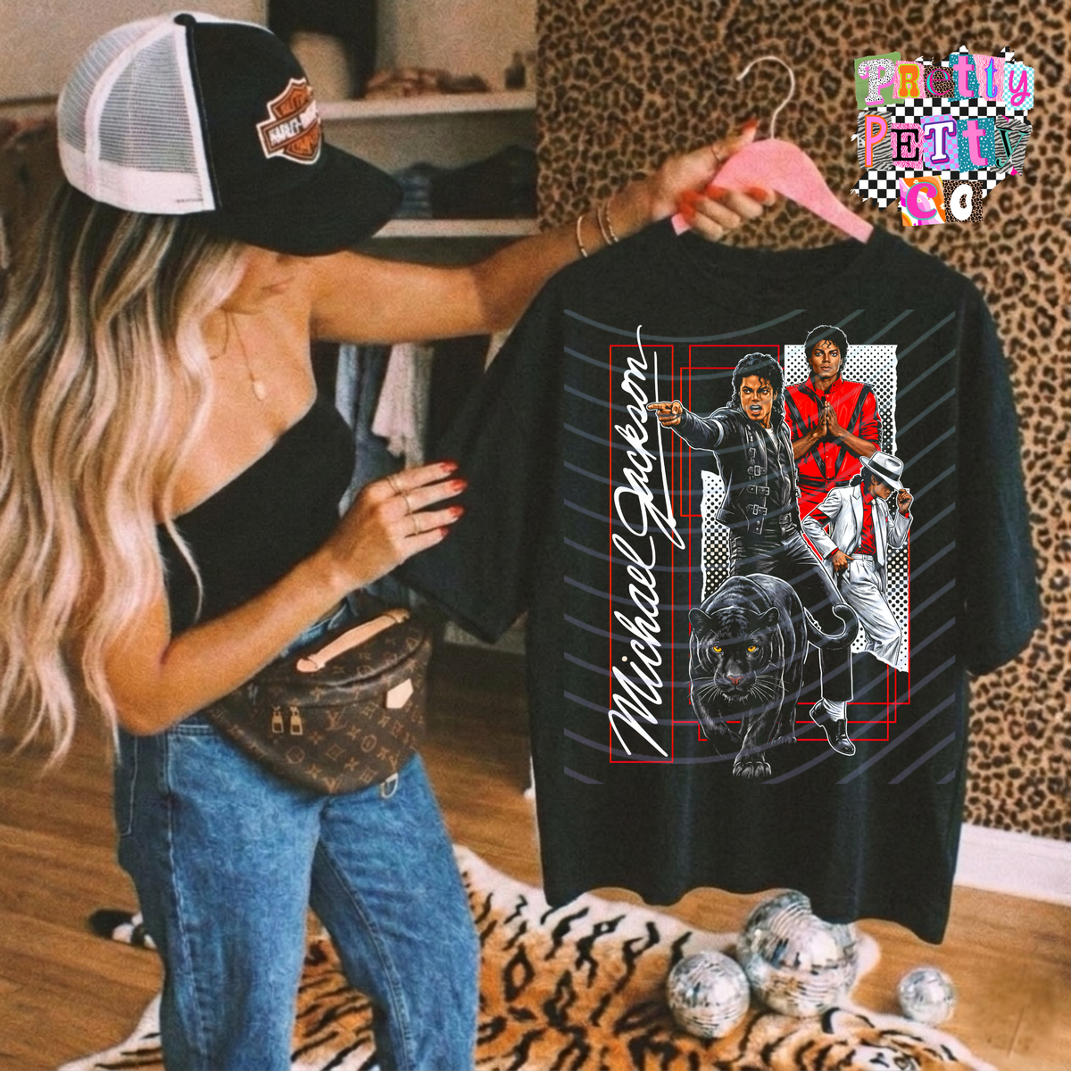 King of Pop Graphic Tee | 80s Music Legend Shirt | Iconic Singer Tribute Apparel - Pretty Petty Co