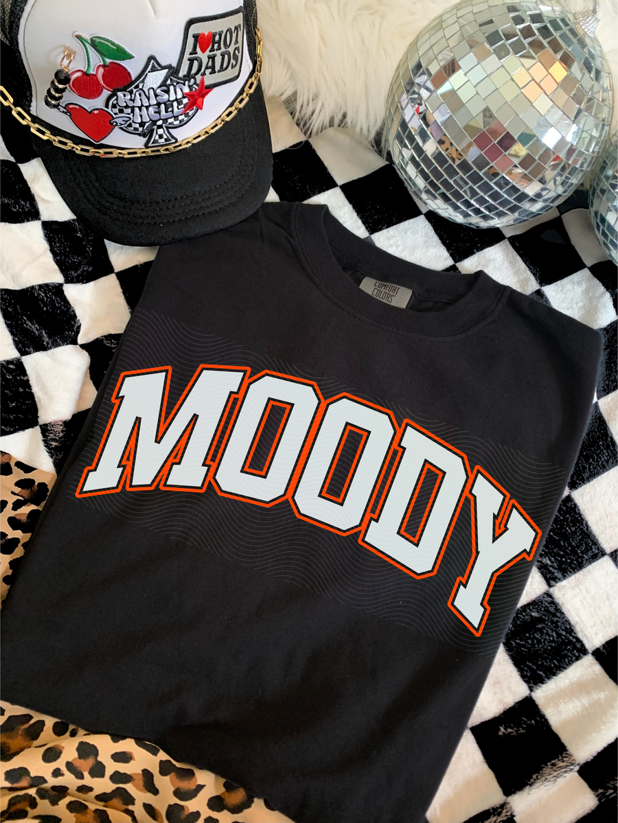 Moody Shirt | Funny Edgy Minimal Graphic Tee | Sassy Mom Life Top - Pretty Petty Co