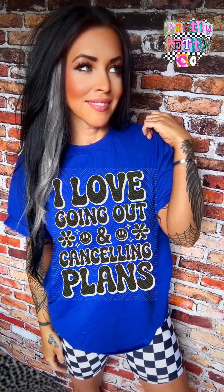 Main Character Energy Shirt | I Love Going Out and Cancelling Plans Tee - Pretty Petty Co