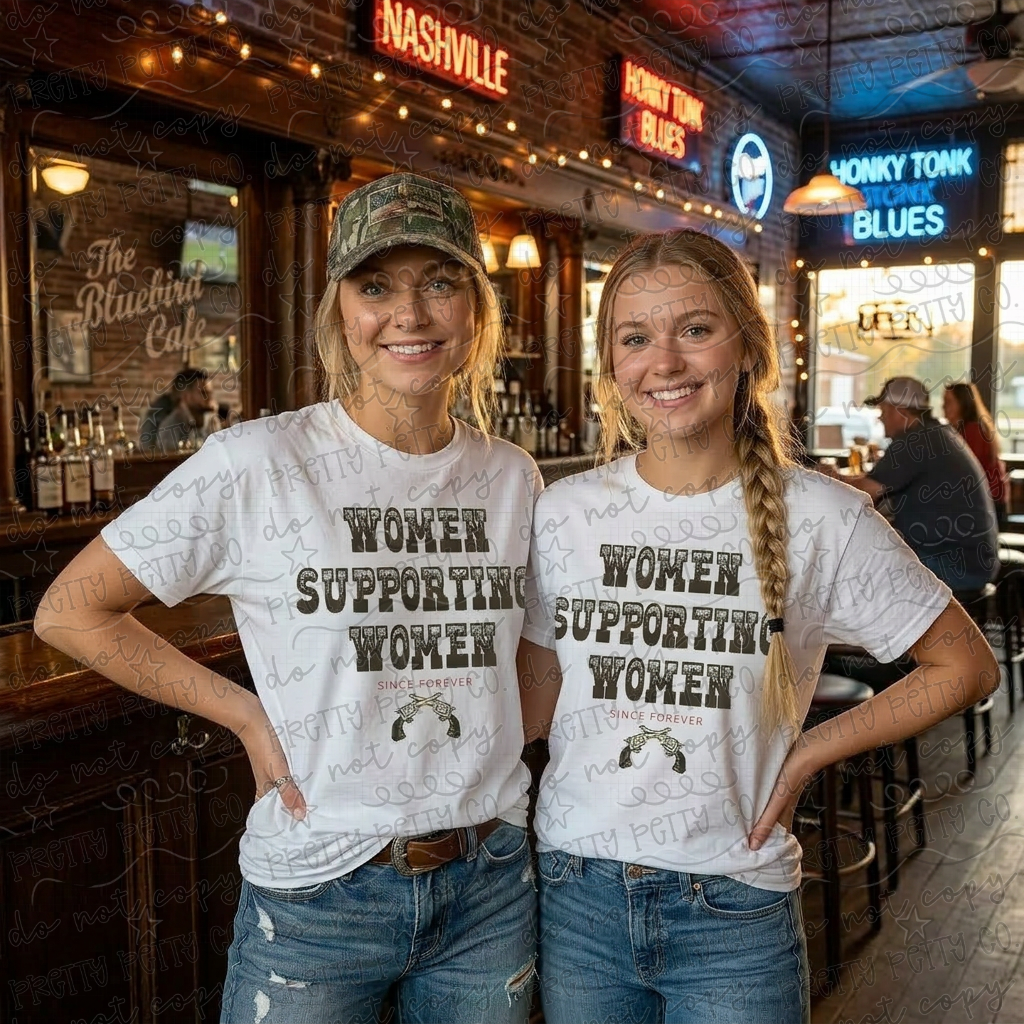 Women Supporting Women Graphic Tee | Empowering Cowgirl Shirt | Trendy Southern Tee