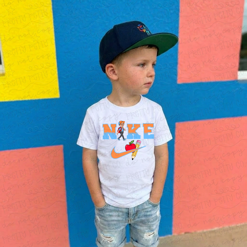 Back to School Swoosh Shirt | Teacher Student Graphic Tee | School Spirit Shirt | First Day of School Apparel | Classroom Tee