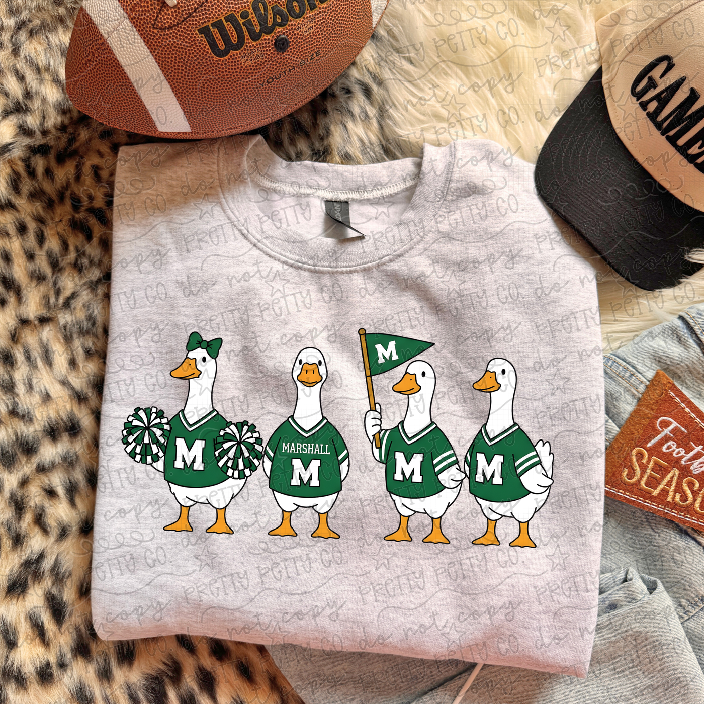 Marshall Thundering Herd Goose Graphic Tee | Marshall University Game Day Shirt | Cute College Football T-Shirt