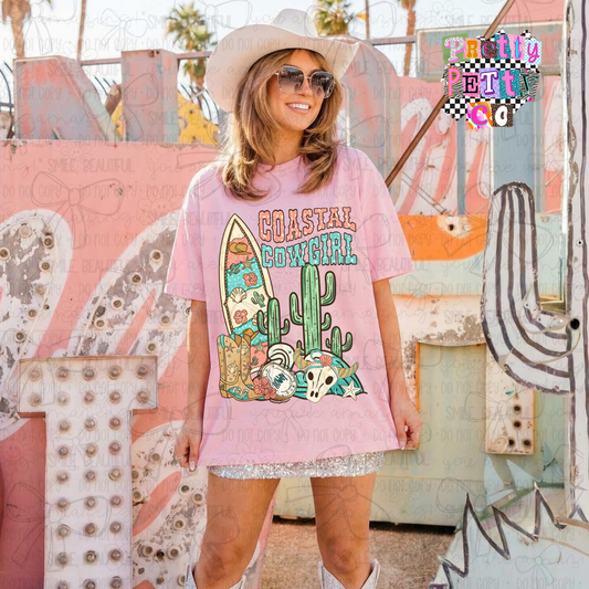 Western Coastal Shirt | Cowgirl Inspired Beach Tee | Adventure Ready Top