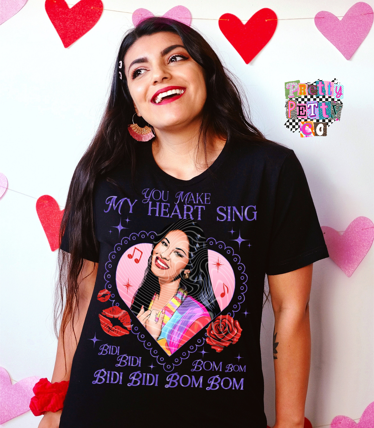 Latina Queen Inspired Graphic Tee | Pop Diva Music Legend Shirt | Trendy Boutique T-Shirt - Pretty Petty Co