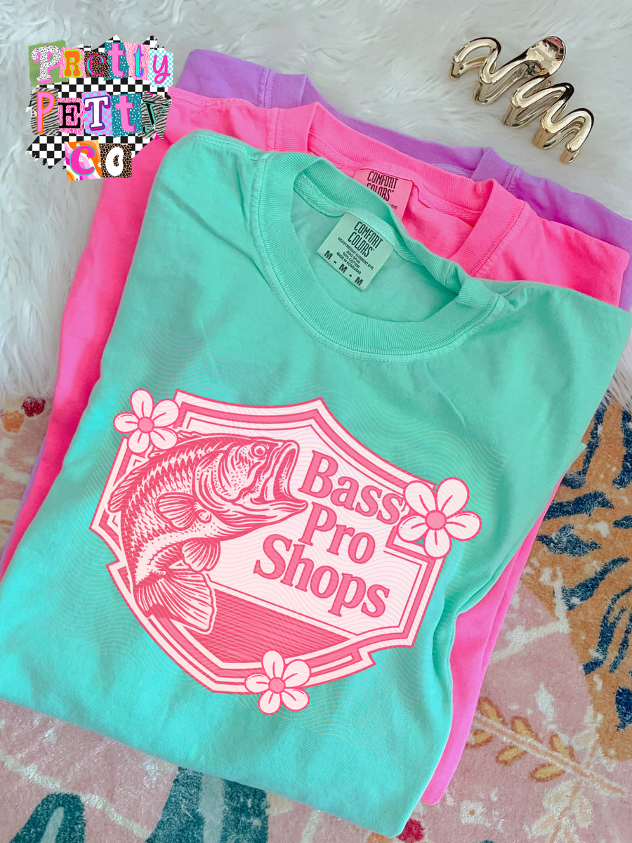 Bass Fishing Inspired Graphic Tee | Outdoors Fisherman Shirt | Trendy Fishing T-Shirt - Pretty Petty Co