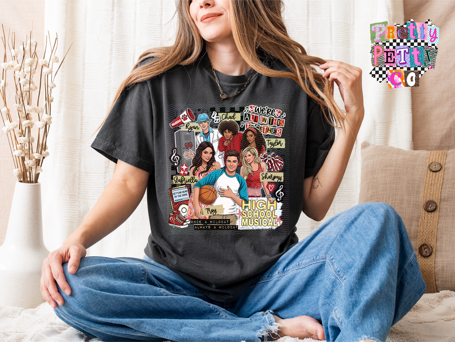 High School Musical Retro Y2K Shirt – 2000s Nostalgia Tee - Pretty Petty Co