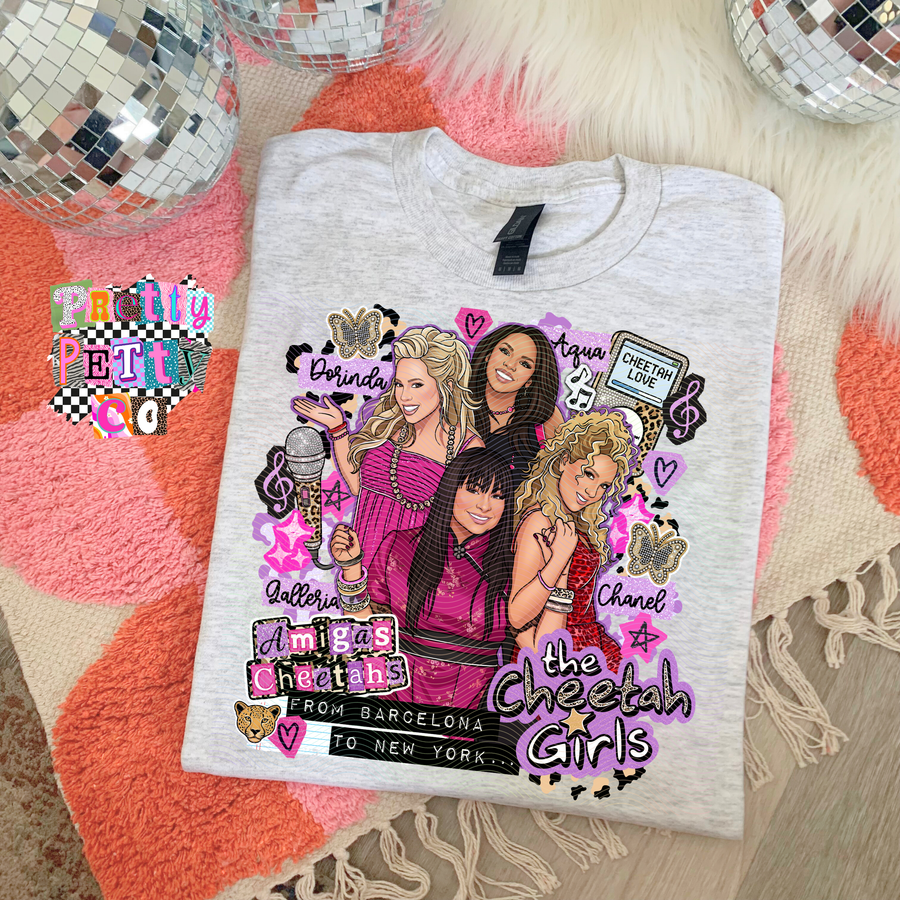 Cheetah Girls Retro Y2K Shirt – 2000s Nostalgia Tee - Pretty Petty Co