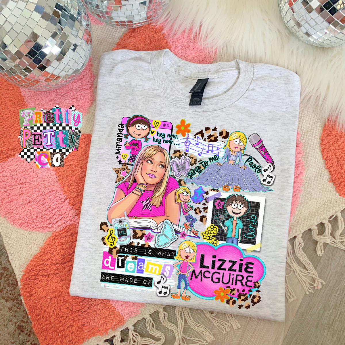 Lizzie McGuire Retro Y2K Shirt – 2000s Nostalgia Tee - Pretty Petty Co