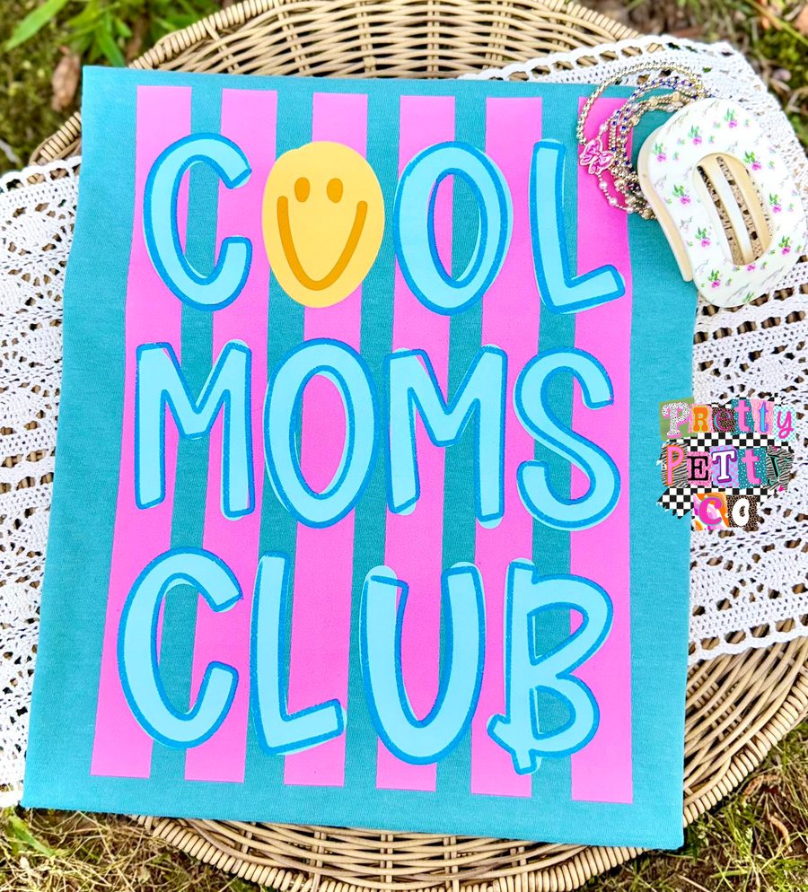 Cool Moms Club Shirt, Cool Kids Club Shirt, Matching Mom and Me Shirts, Trendy Mommy and Me Outfit - Pretty Petty Co