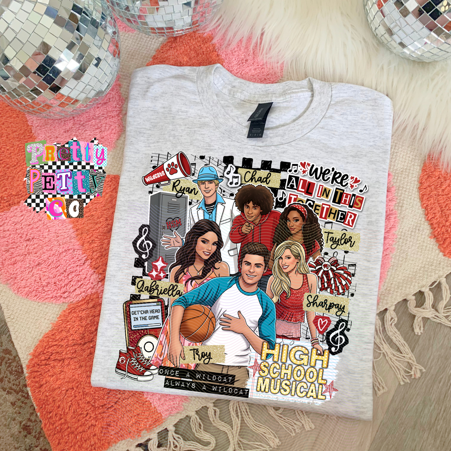 Y2K High School Musical Shirt – Vintage 2000s Nostalgia Tee - Pretty Petty Co