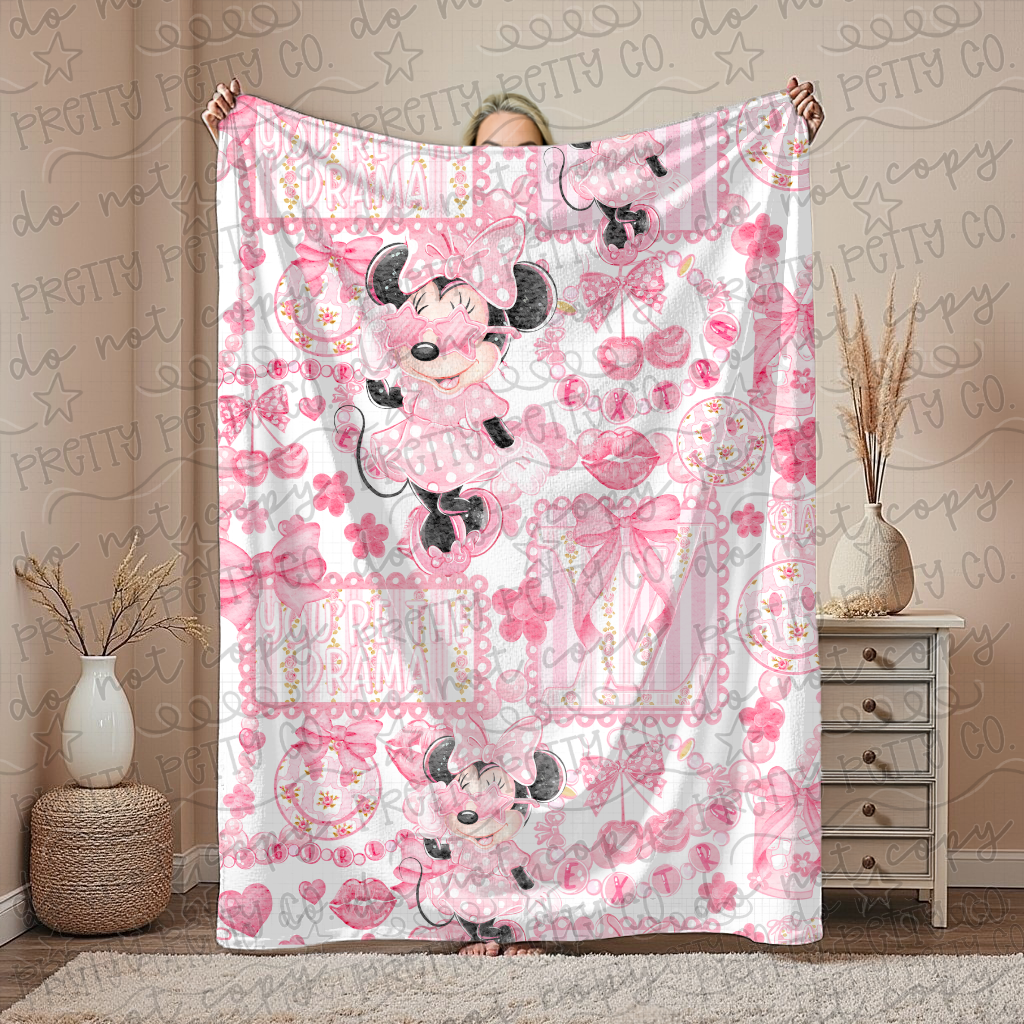 Soft Boujee Mouse Blanket – Plush Cozy Throw, Perfect for Mouse Lovers & Fans