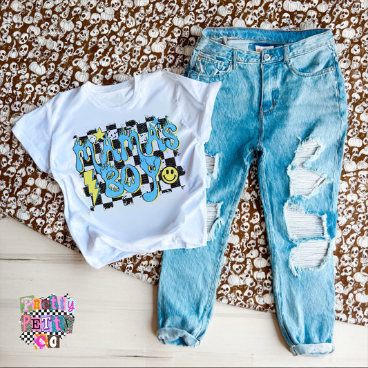 Blue Kid Tee | Mama’s Boy Matching Outfit | Mom & Son Shirt