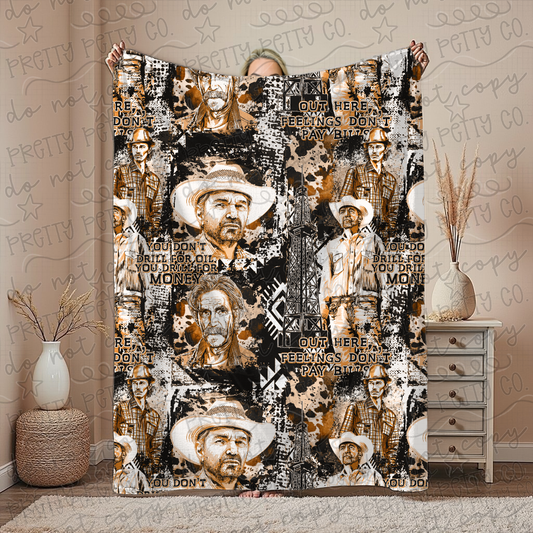 Landman Blanket – Plush Throw, Soft Cozy Fan Blanket, Exclusive Limited Edition