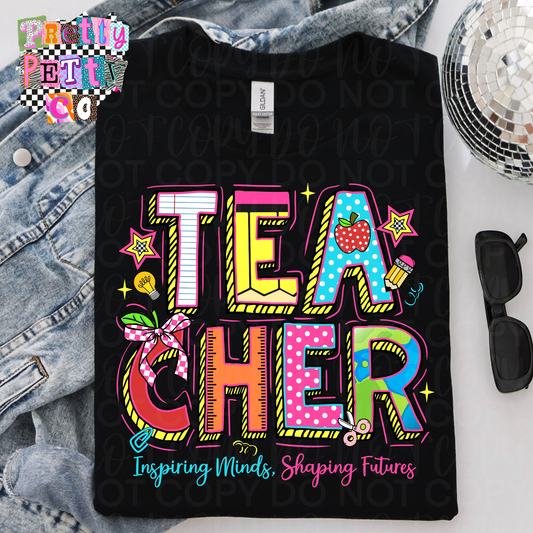 Teacher Life Graphic Tee | Cute Teacher Shirt | Trendy Classroom T-Shirt