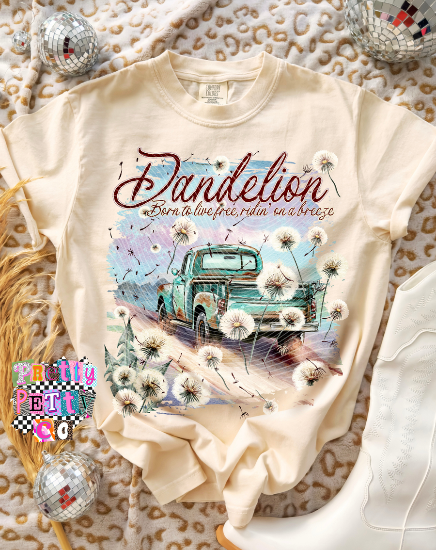 Dandelion Song Graphic Tee | Inspired Floral Shirt | Trendy Unisex T-Shirt - Pretty Petty Co